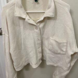 Women's Cropped Shirt Jacket